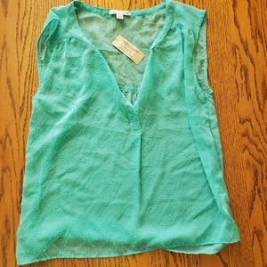 NWT American Eagle Outfitters medium sheer sleeveless top.